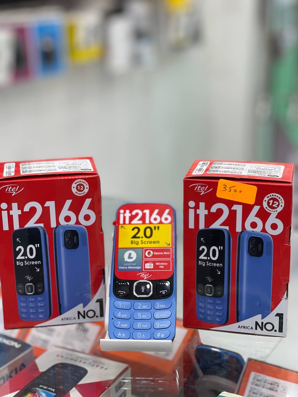 هاتف itel 2166 – شاشة كبيرة وأداء ممتاز